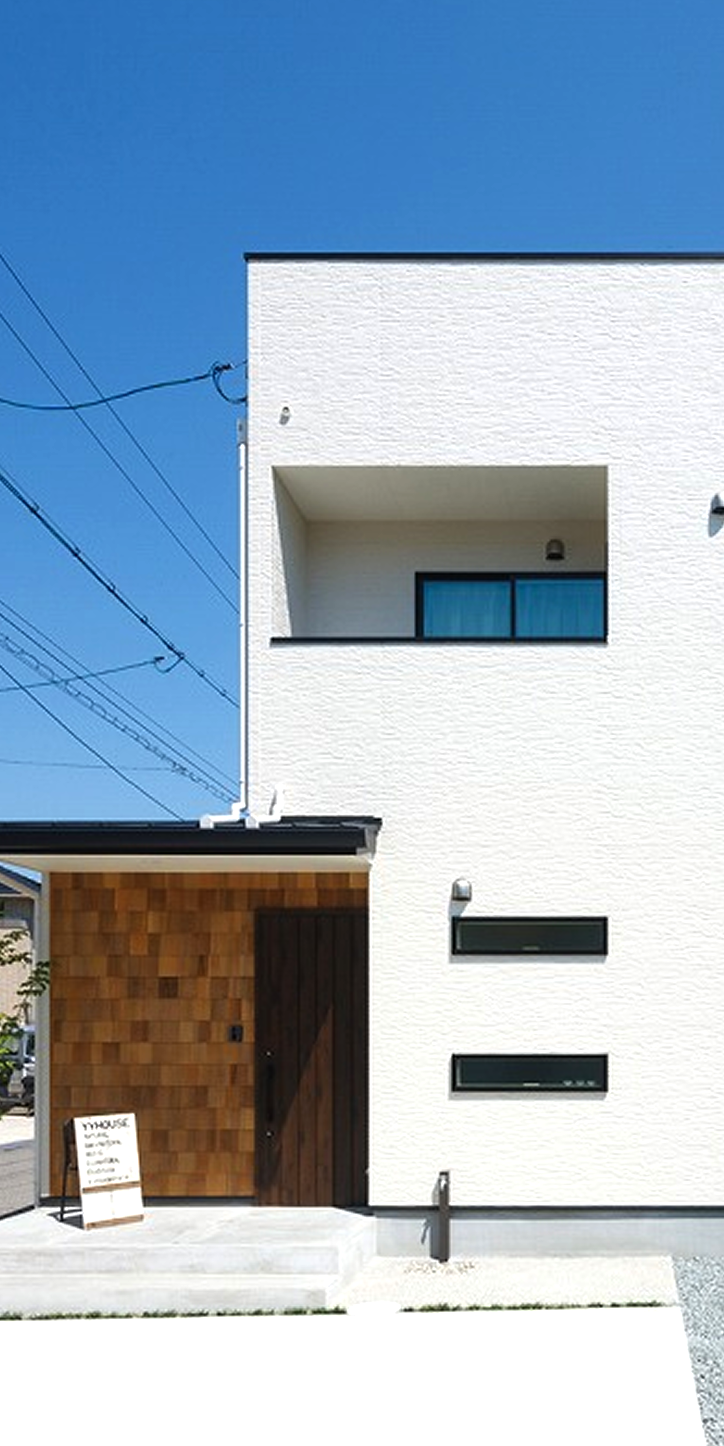 キューブ系の新築外観