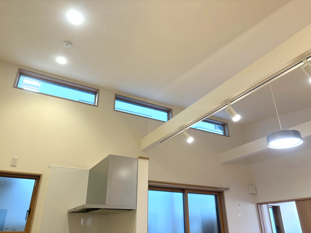 平屋住宅のキッチン空間 コンパクト設計