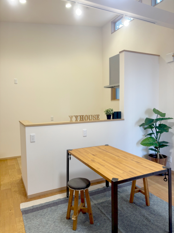 平屋住宅の開放的なLDK