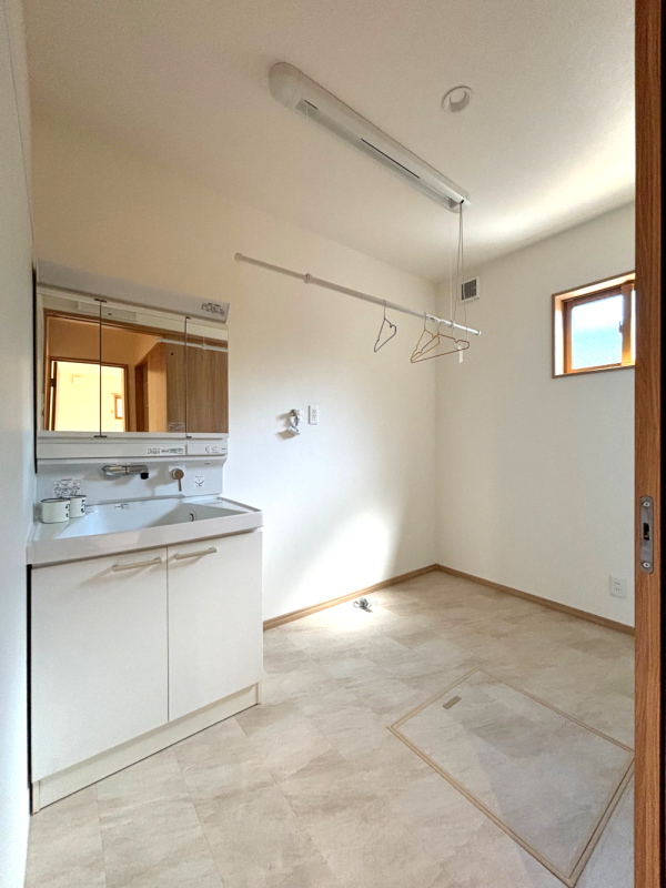 平屋住宅のサニタリールーム