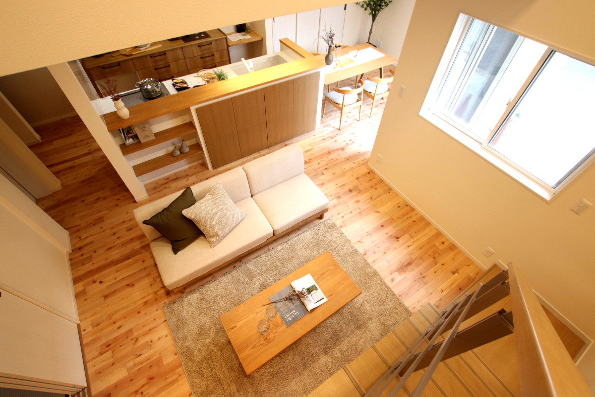 上から見たダイニング