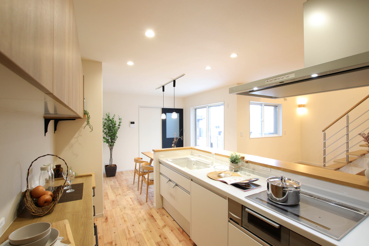 作業の捗るキッチンスペース