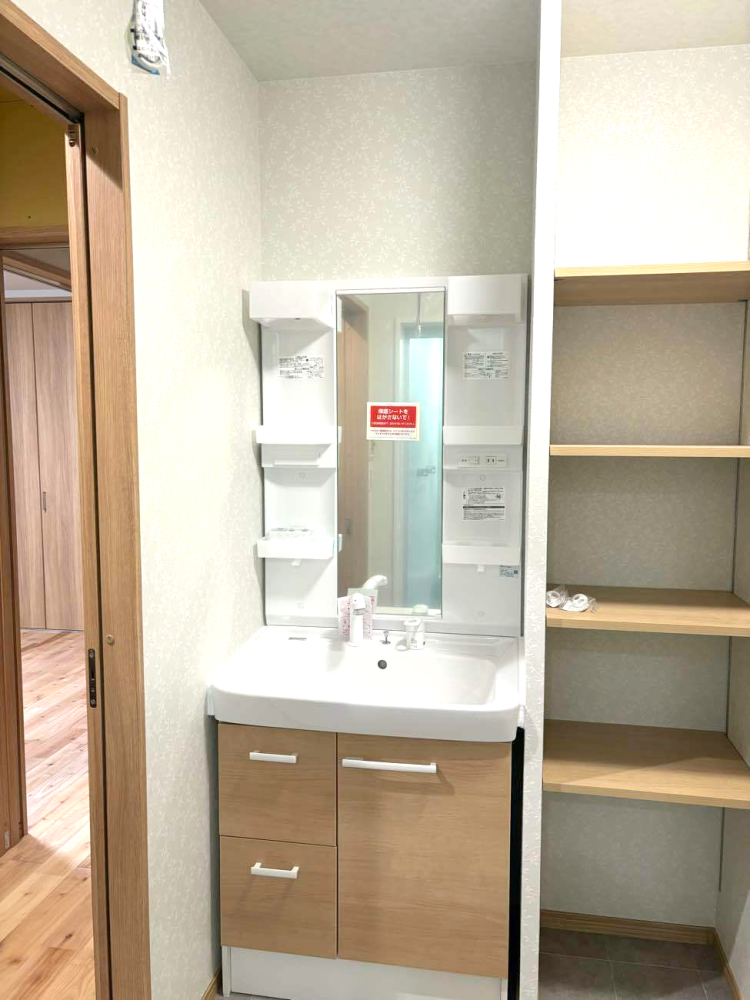 広く使いやすい洗面所