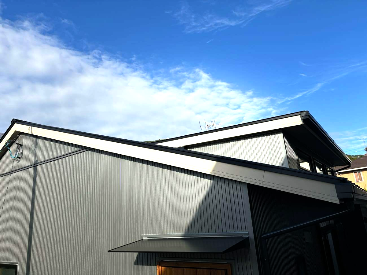 平屋住宅の外観